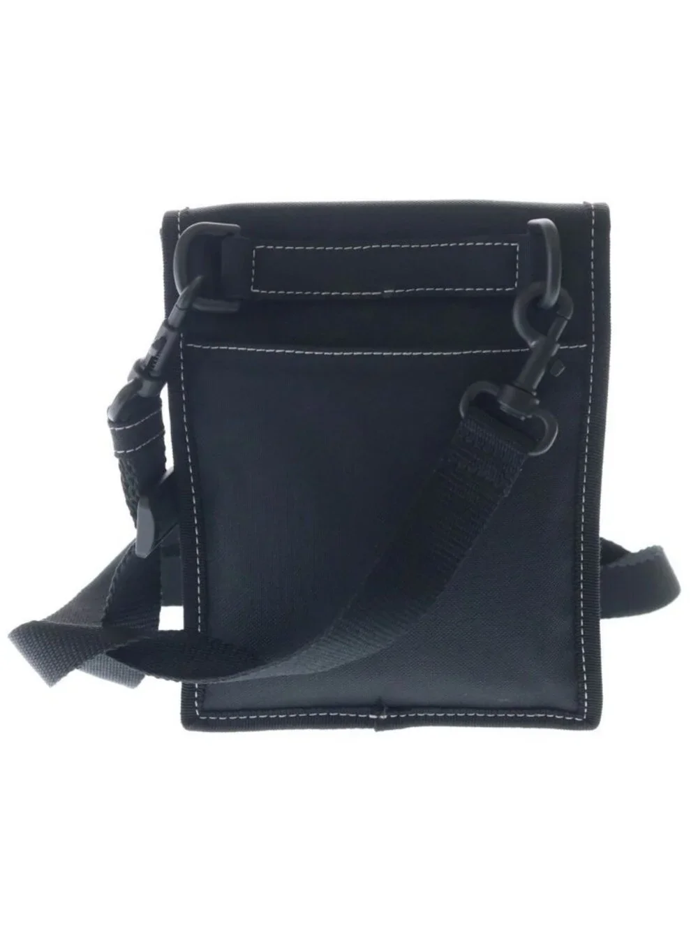 Balenciaga Explorer Small Pouch Recycled Nylon Shoulder Bag Black